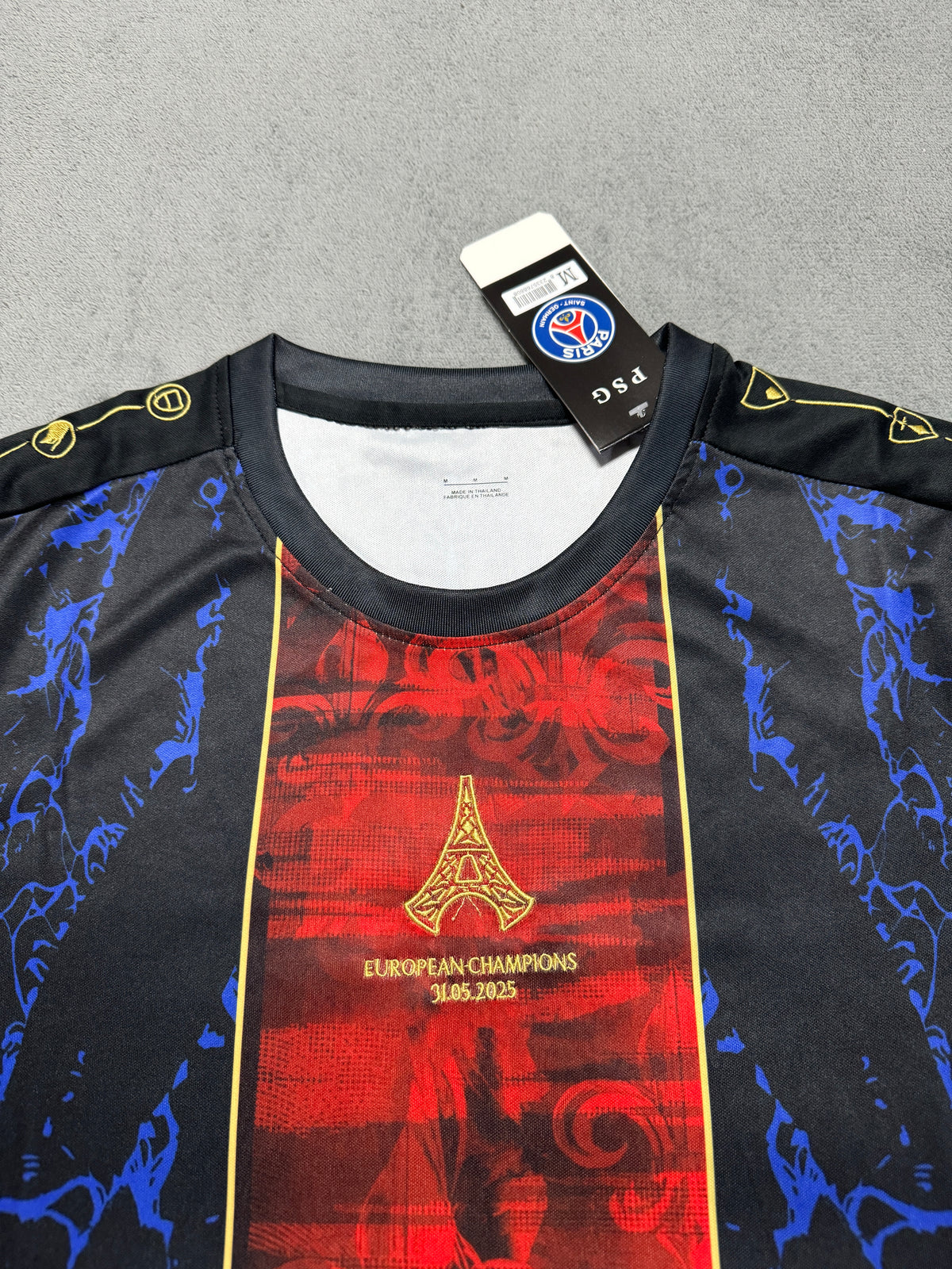 Paris Saint-Germain 2025/26 Anniversary Edition Red and Blue Fan Jersey - Champion [KF-003]