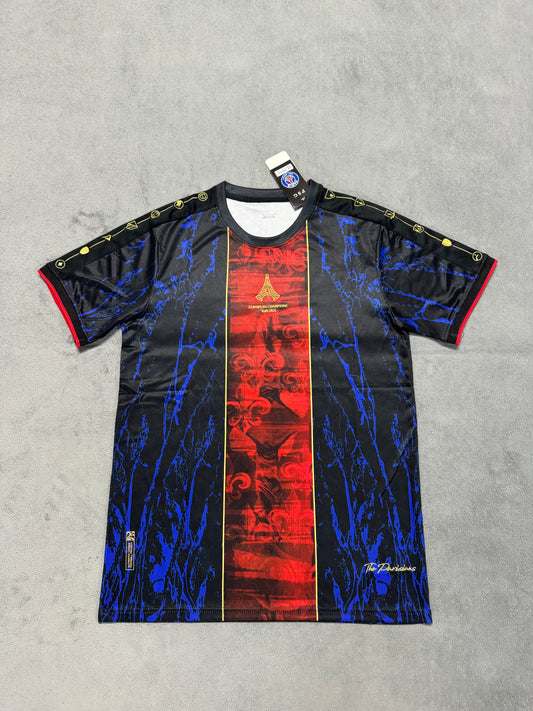 Paris Saint-Germain 2025/26 Anniversary Edition Red and Blue Fan Jersey - Champion [KF-001]