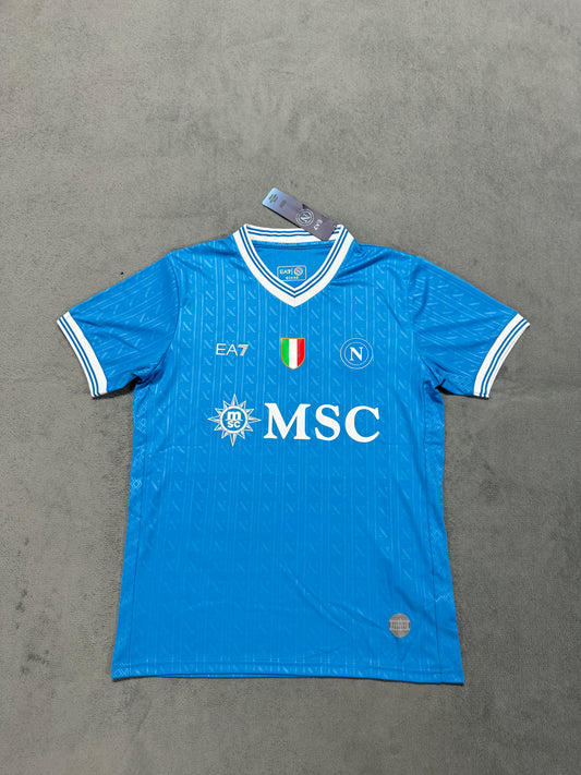 Napoli 2025/26 Home Champions League Edition Fan Jersey [KF-001]
