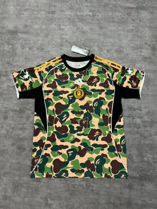 adidas x BAPE 2025/26 Army Green Football Jersey [KF-001]