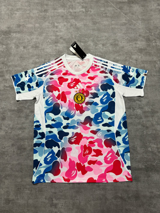 adidas x BAPE 2025/26 Pink Football Jersey [KF-001]
