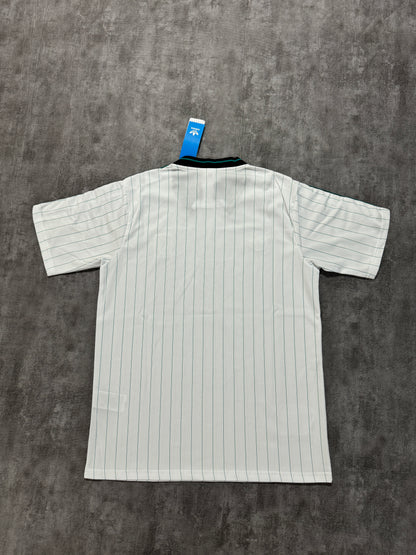Liverpool 2025/26 White and Green Fan Jersey - Casual Top [KF-002]