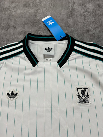 Liverpool 2025/26 White and Green Fan Jersey - Casual Top [KF-003]