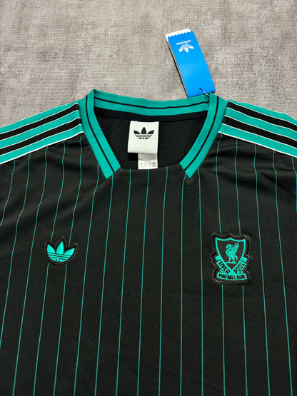 Liverpool 2025/26 Fan Jersey - Black/Green Casual Top Casual Top [KF-003]
