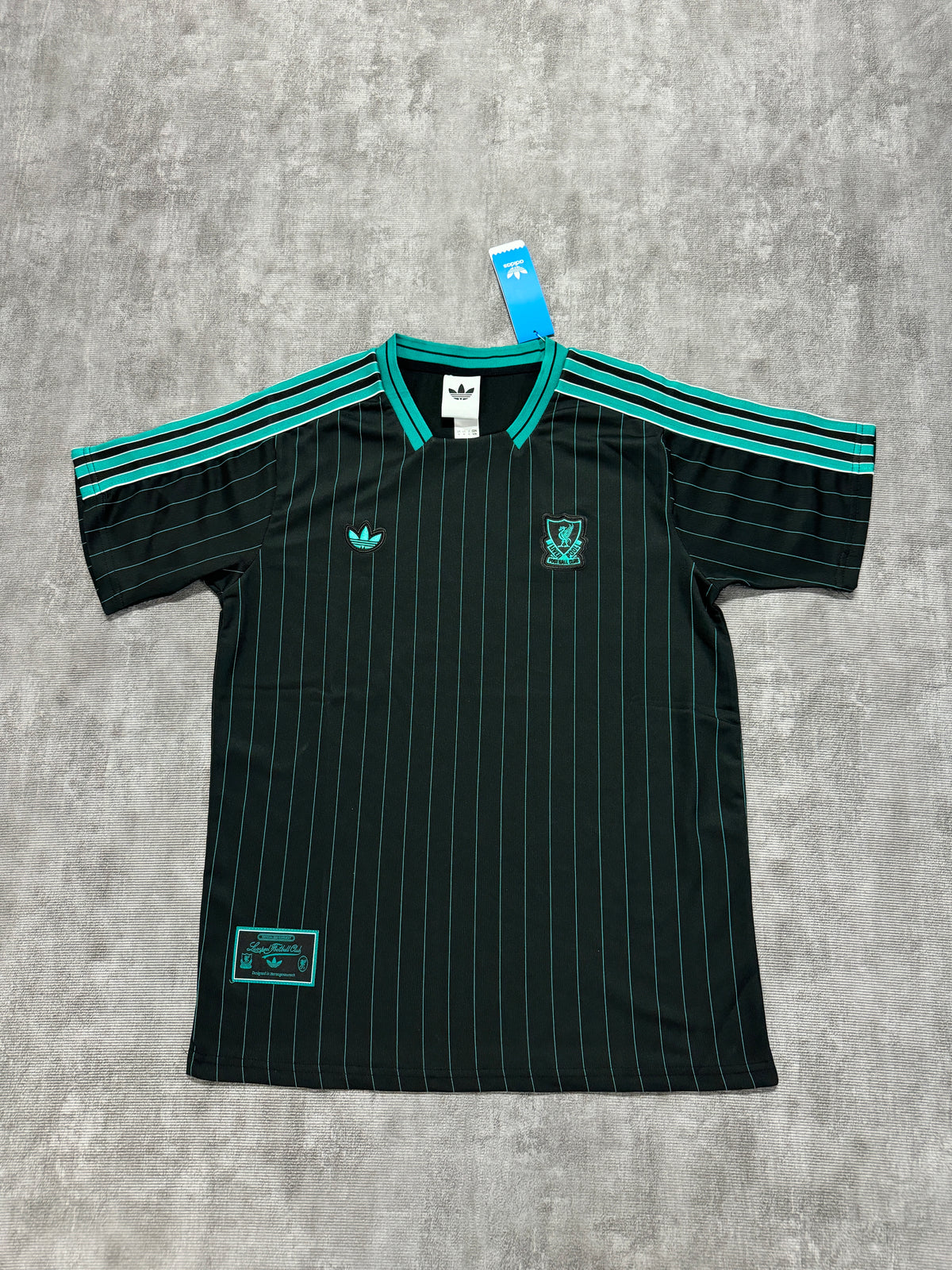 Liverpool 2025/26 Fan Jersey - Black/Green Casual Top Casual Top [KF-001]