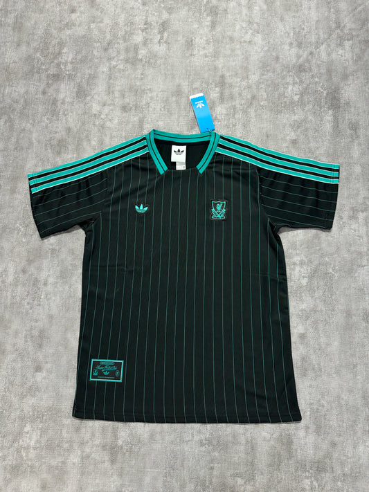 Liverpool 2025/26 Fan Jersey - Black/Green Casual Top Casual Top [KF-001]