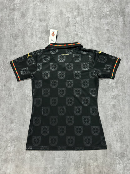 Portugal 2025/26 Women's Fan Jersey - Black Panther [KF-002]