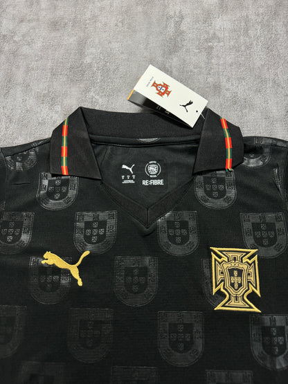 Portugal 2025/26 Women's Fan Jersey - Black Panther [KF-003]