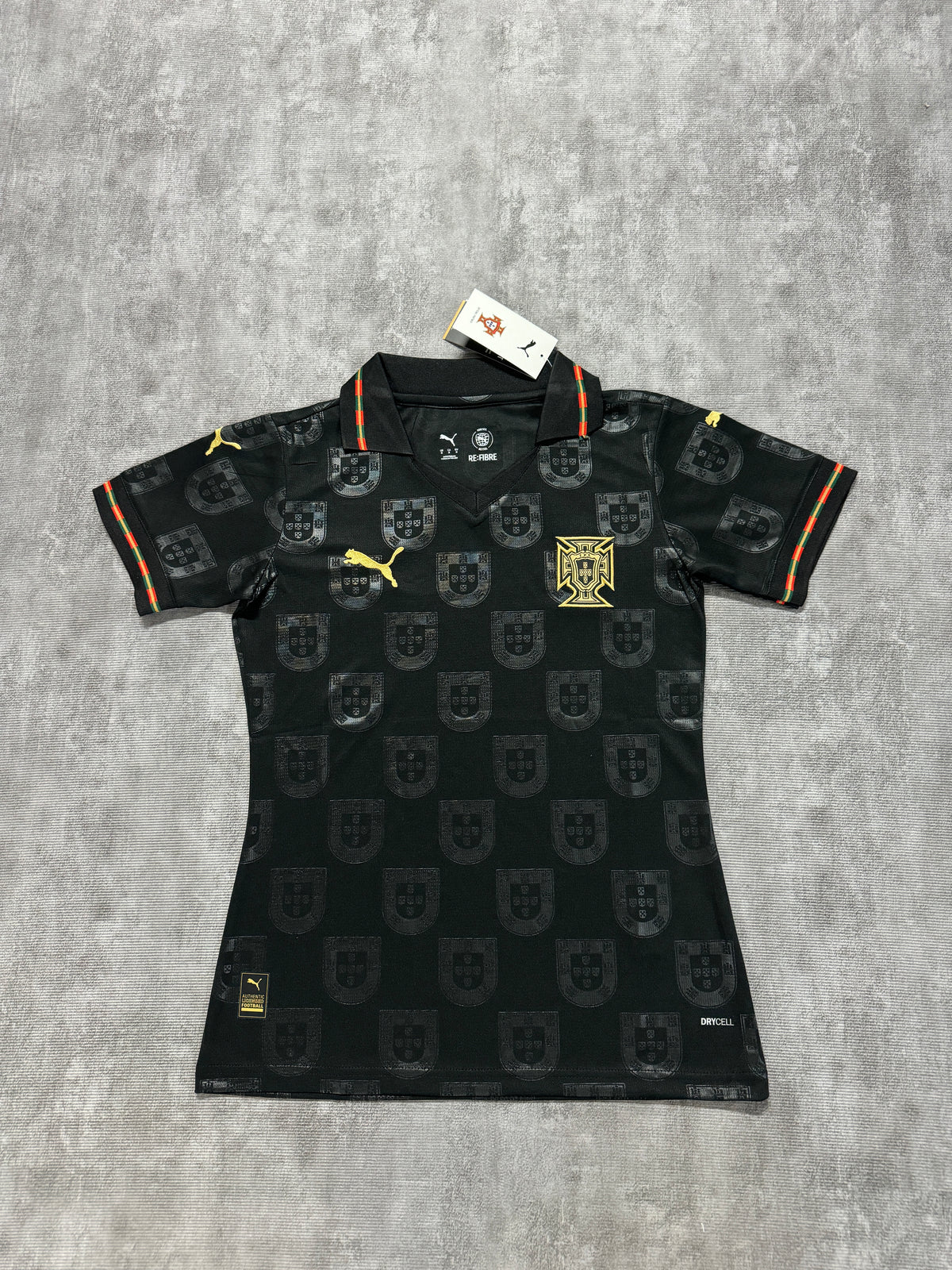 Portugal 2025/26 Women's Fan Jersey - Black Panther [KF-001]