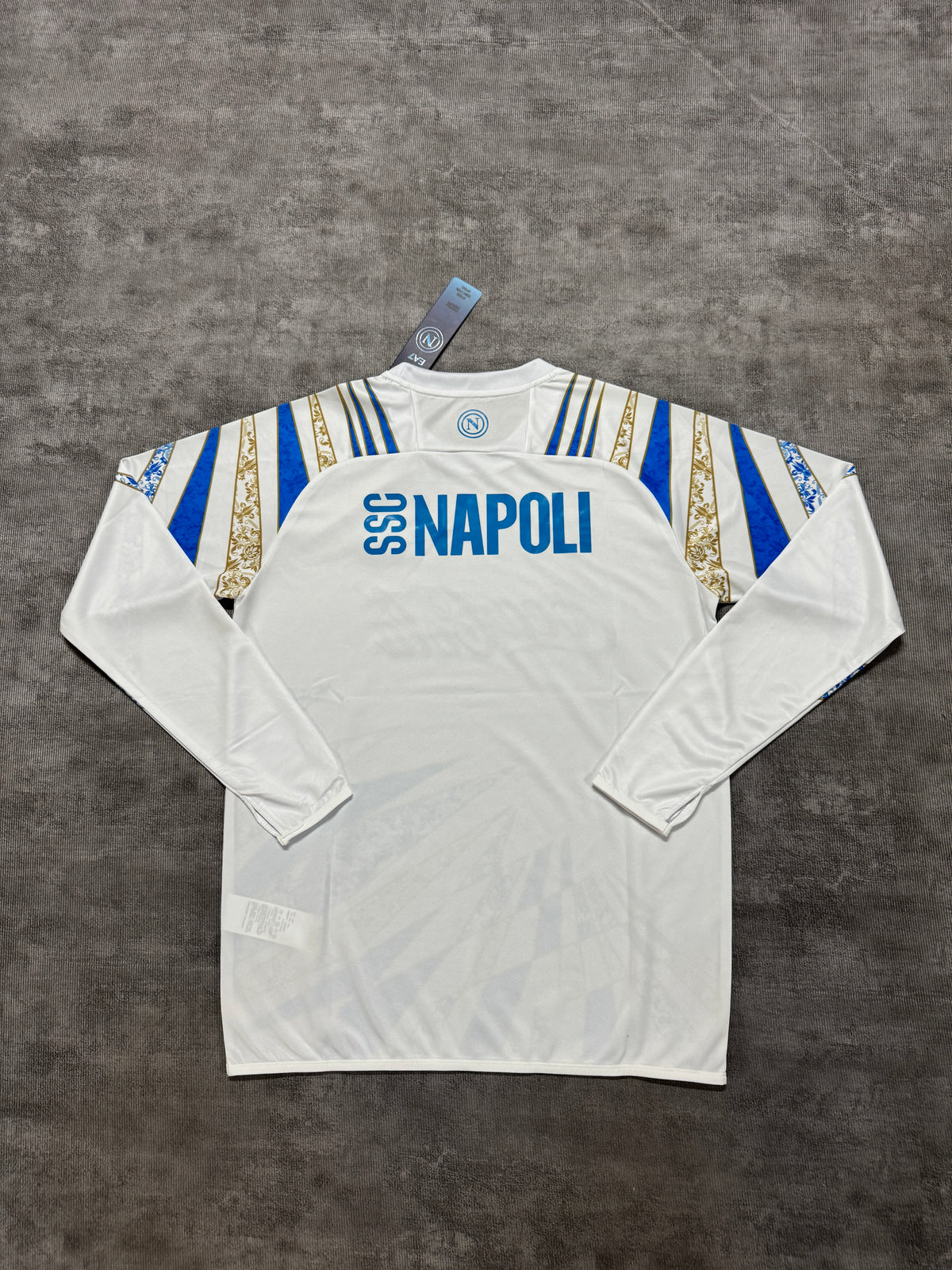 Napoli 2025/26 Long Sleeve White Fan Pre-Match [KF-002]