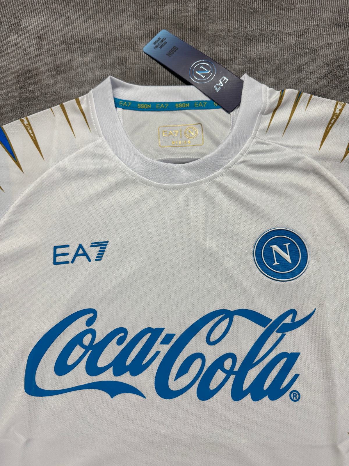 Napoli 2025/26 Long Sleeve White Fan Pre-Match [KF-003]