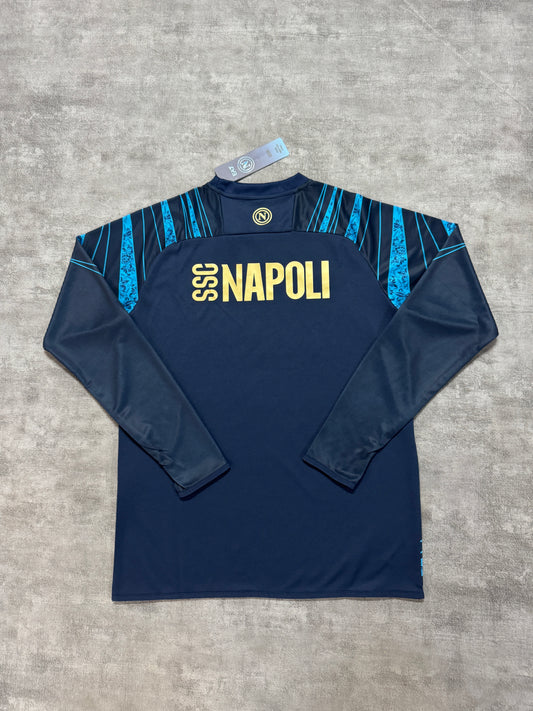 Napoli 2025/26 Long Sleeve Dark Navy Fan Pre-Match [KF-002]