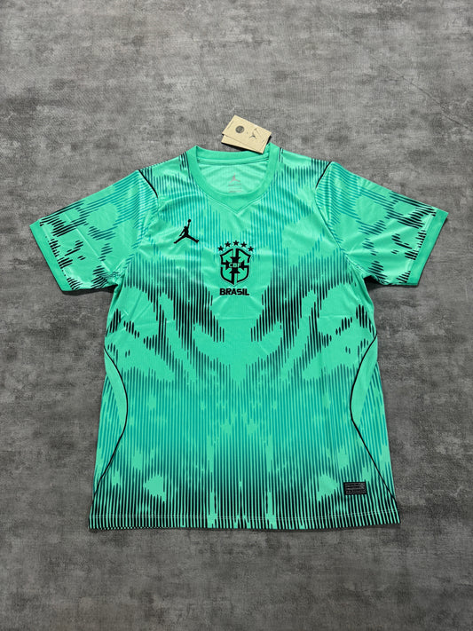 Brazil 2026 Green Fan Goalkeeper Jersey [KF-001]