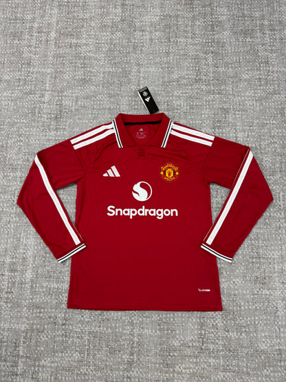 Manchester United 2026/27 Home Long Sleeve Fan Jersey [KF-001]
