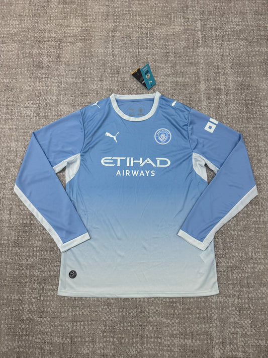 Manchester City 2026/27 Home Long Sleeve Fan Jersey [KF-001]