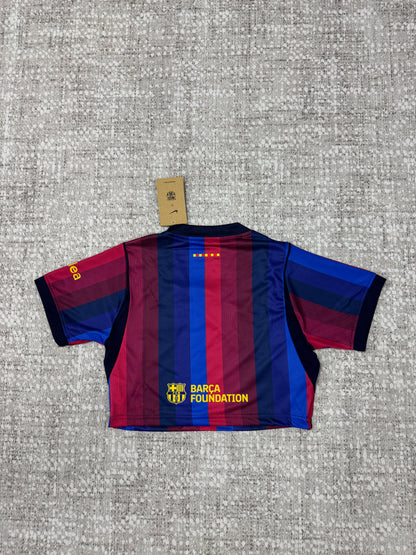 Barcelona 2026/27 Home Fan Jersey - Crop Top [KF-002]