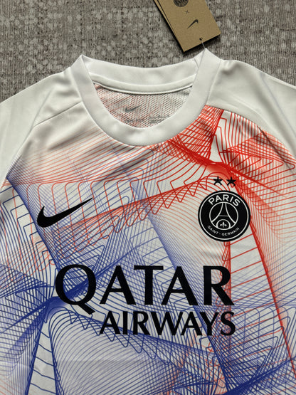 Paris Saint-Germain 2026/27 Champions League Red and Blue Pre-Match Fan Jersey [KF-002]