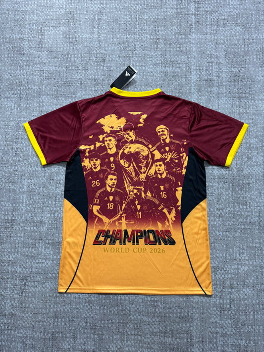 Spain 2026 Anniversary Edition Fan Jersey - Champion [KF-002]