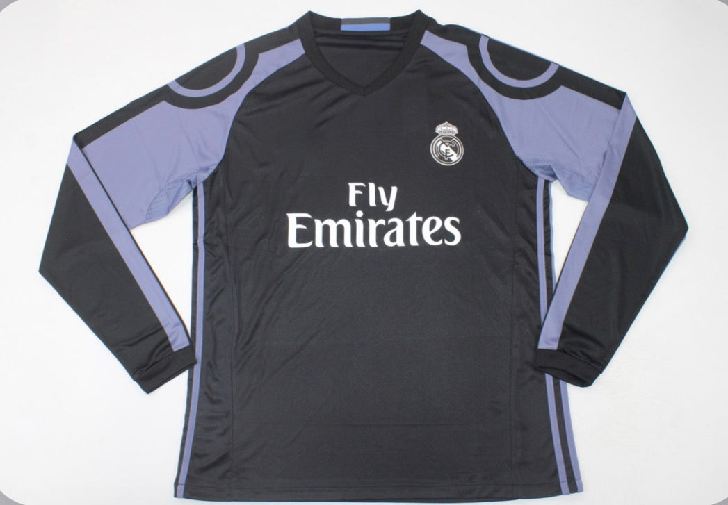 Real Madrid 2016/17 Third Long Sleeve Retro Jersey
