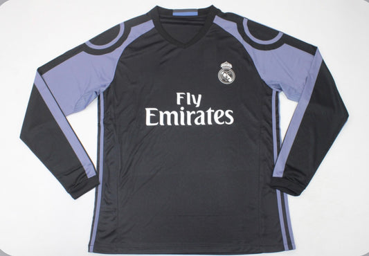 Real Madrid 2016/17 Third Long Sleeve Retro Jersey