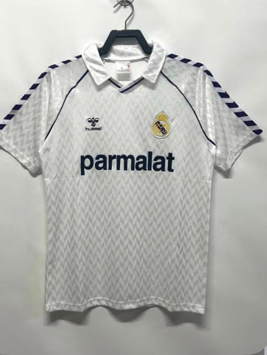 Real Madrid 1986/87 Home Retro Jersey