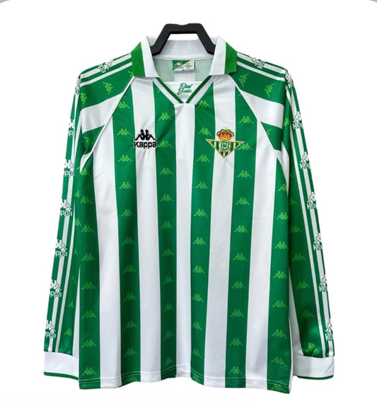 Real Betis 1995/97 Home Long Sleeve Retro Jersey