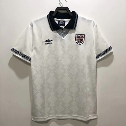 England 1990 Home Retro Jersey - front view