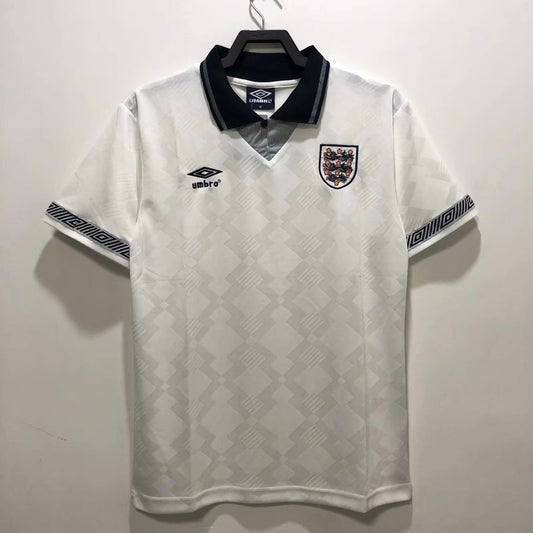 England 1990 Home Retro Jersey - front view