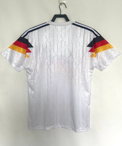 Germany 1990 Home Retro Jersey - back view