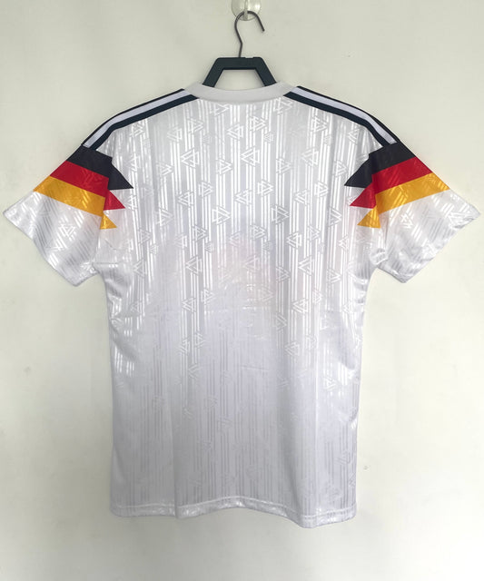 Germany 1990 Home Retro Jersey - back view