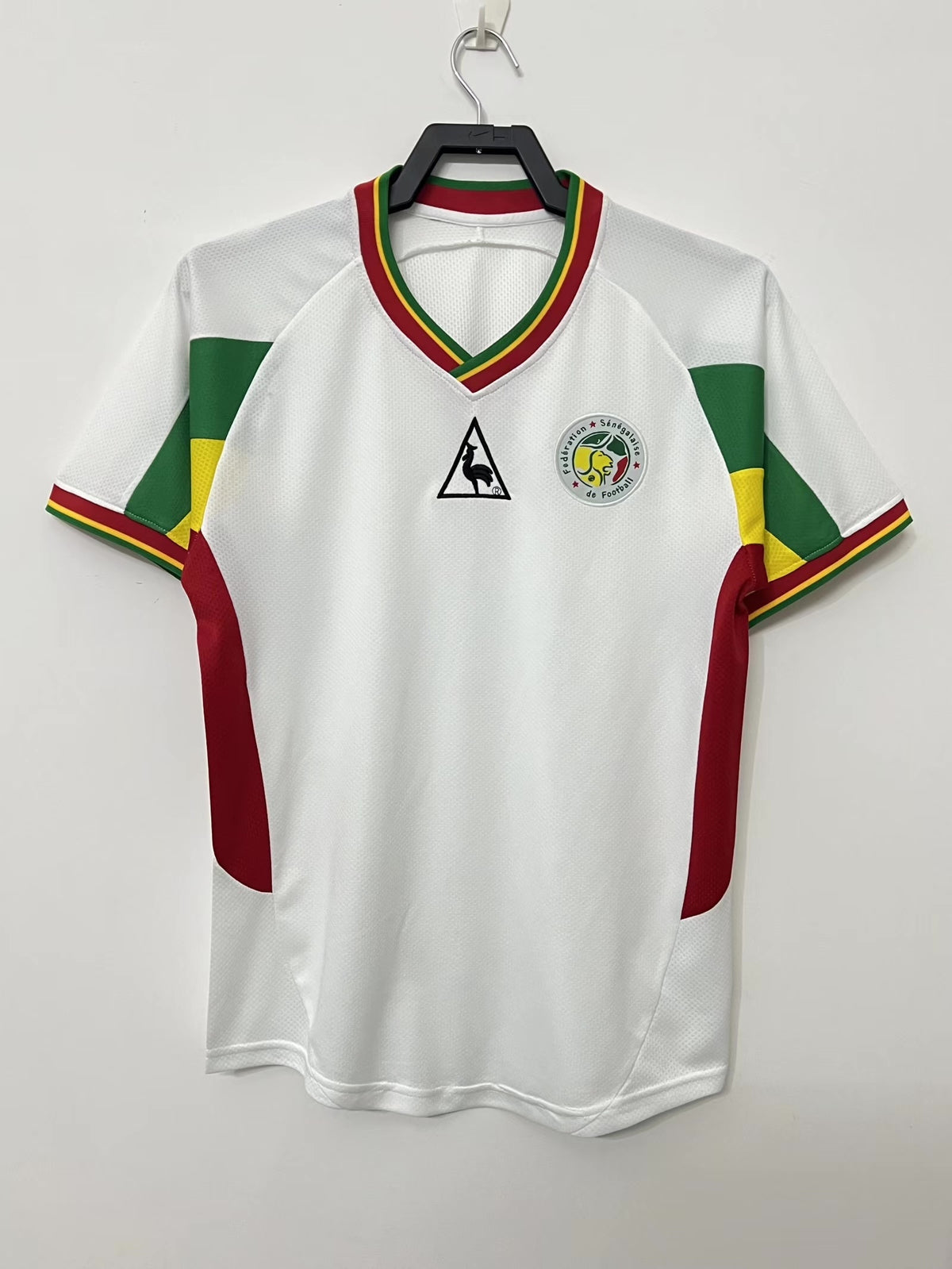 Senegal 2002 White Retro Jersey - front view