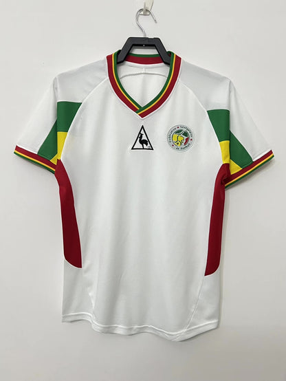 Senegal 2002 White Retro Jersey - front view