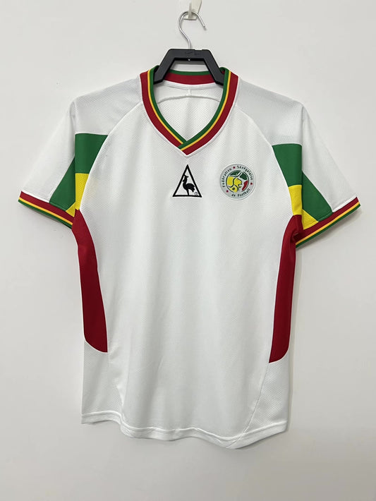 Senegal 2002 White Retro Jersey - front view