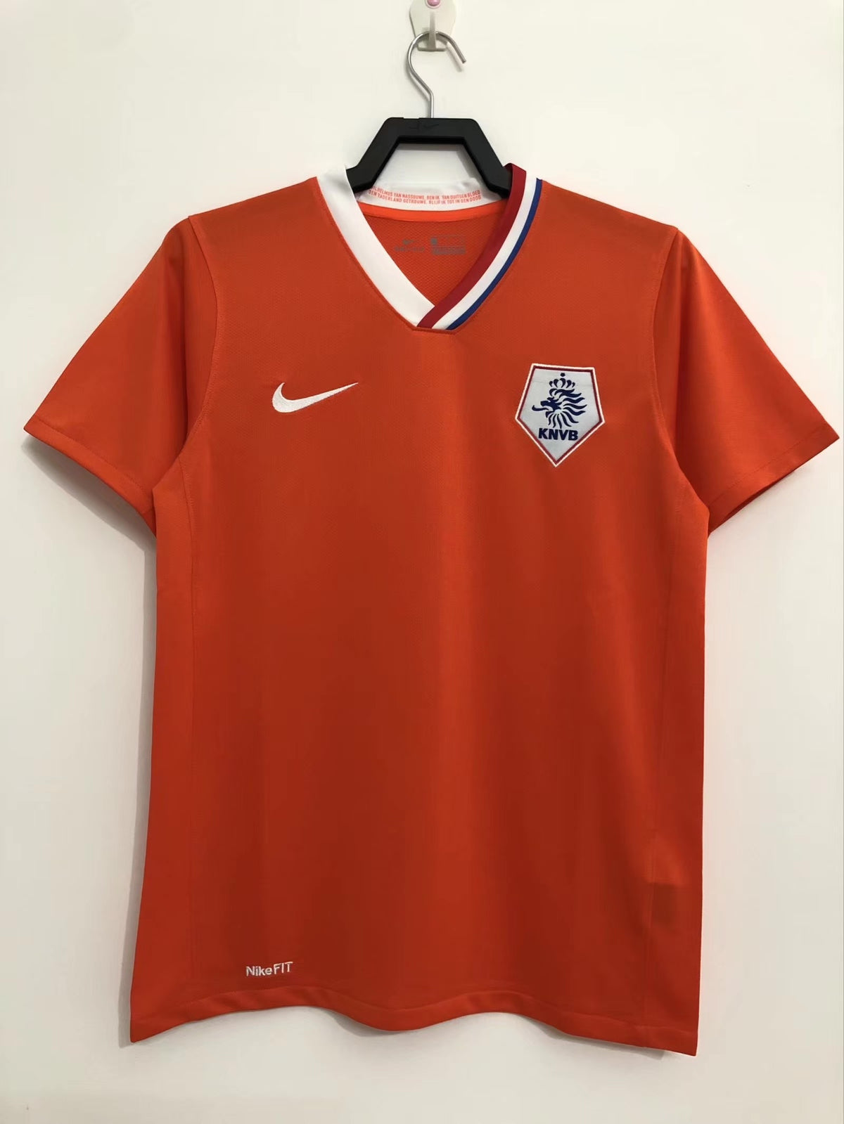 Netherlands 2008 Home Retro Jersey - front view