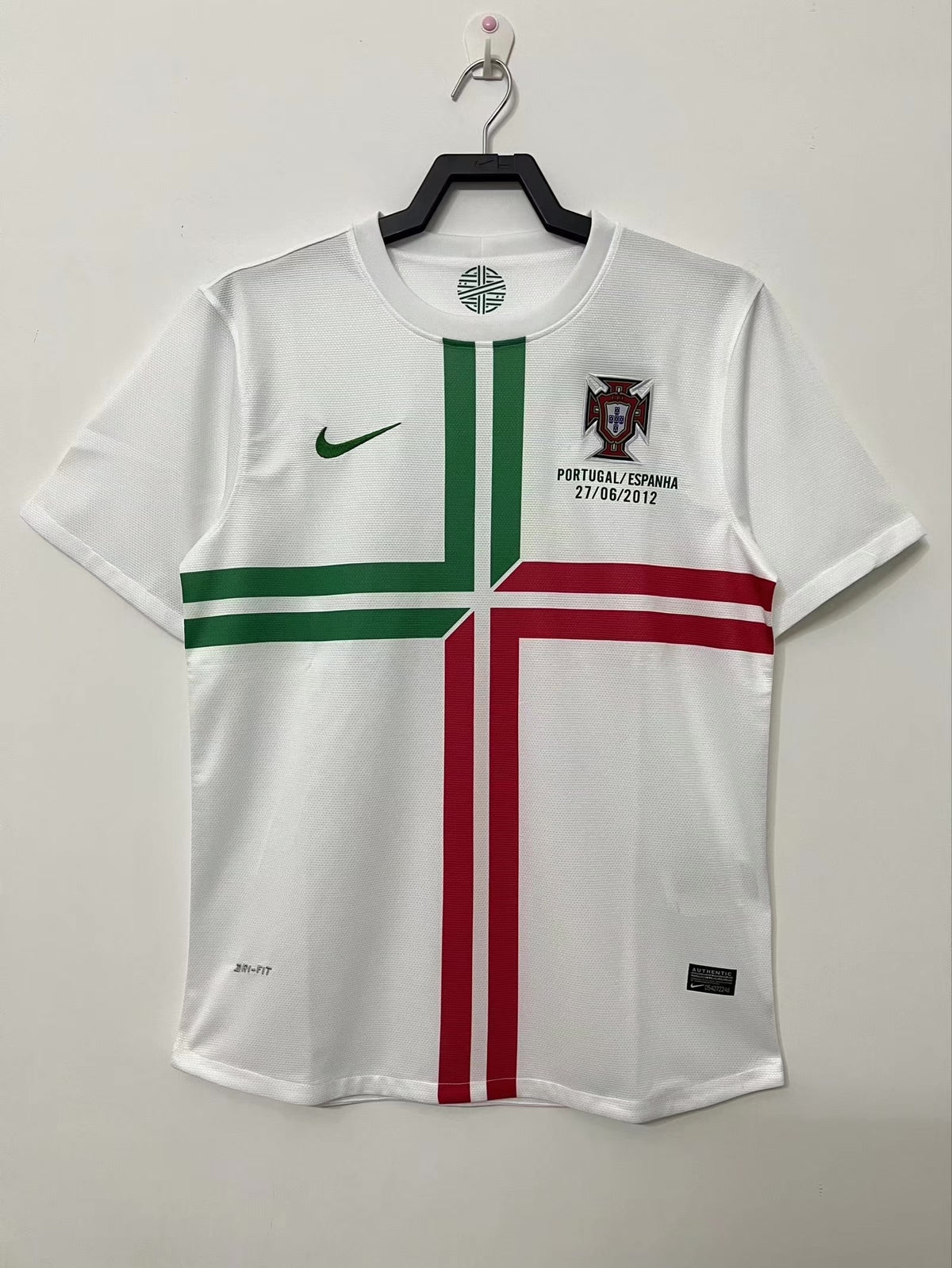 Portugal 2012 Away Retro Jersey - front view