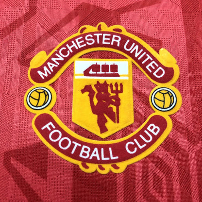 Manchester United 1992/94 Home Retro Jersey - detail view