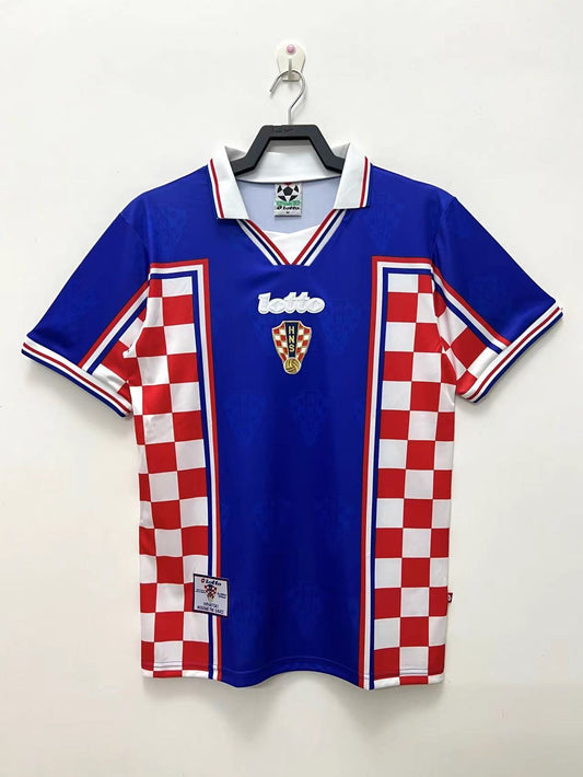 Croatia 1998 Away Retro Jersey - front view