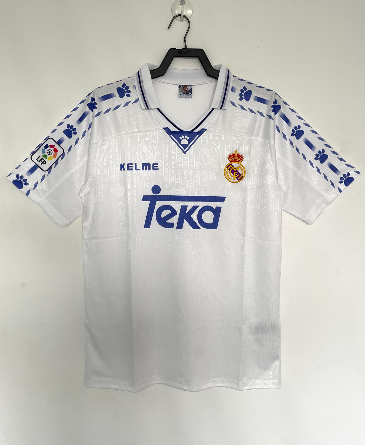 Real Madrid 1996/97 Home Retro Jersey - front view