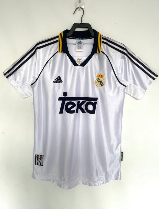 Real Madrid 1998/00 Home Retro Jersey - front view