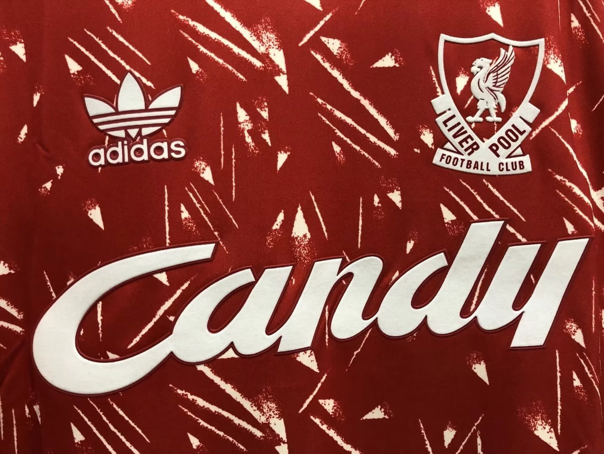 Liverpool 1989/91 Home Retro Jersey - detail view