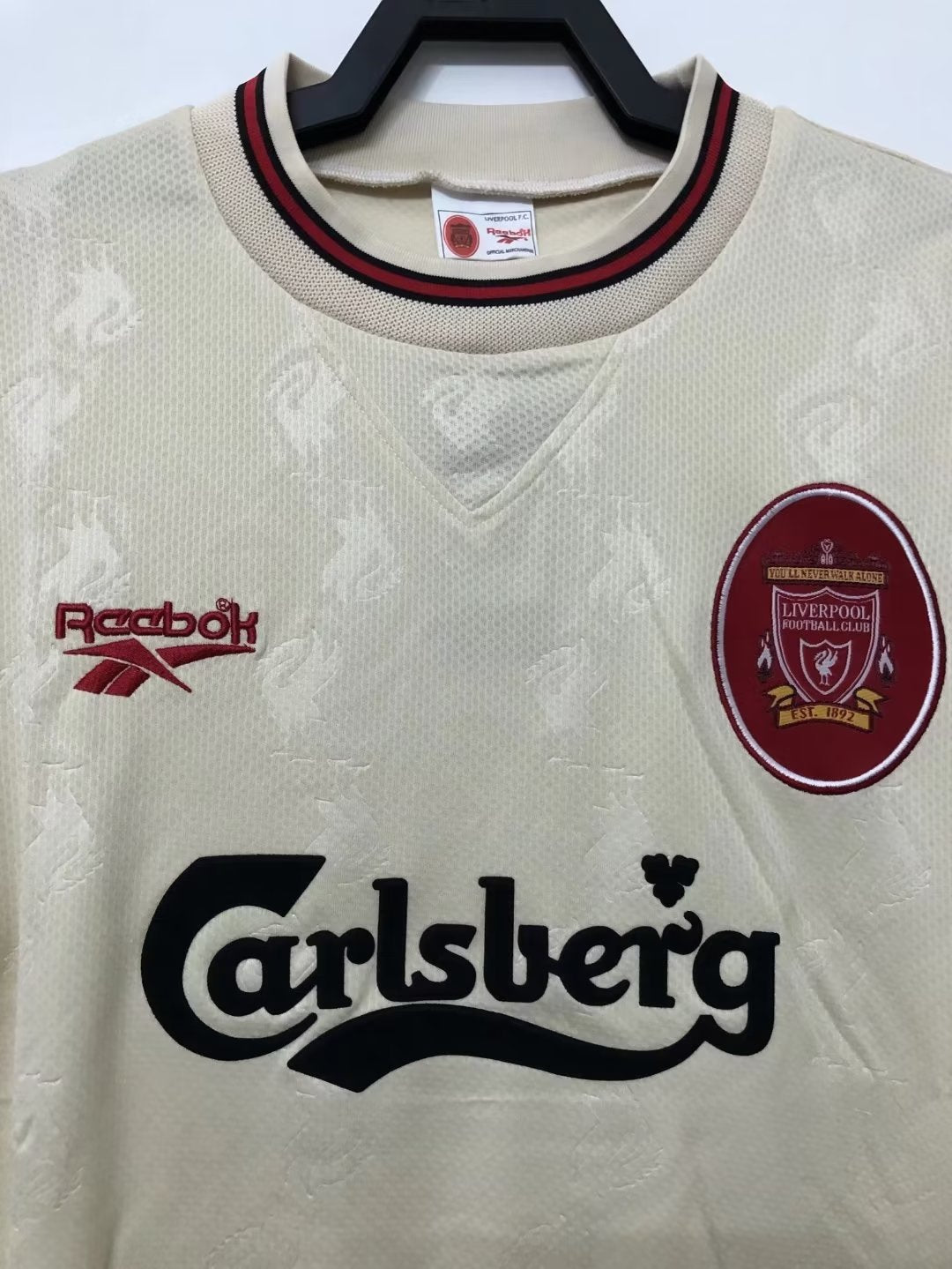 Liverpool 1996/97 Away Retro Jersey - front view
