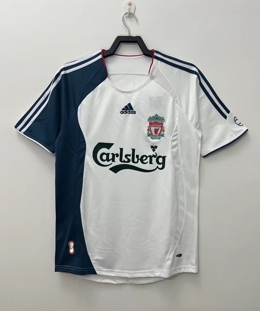 Liverpool 2006/08 Away Retro Jersey - front view