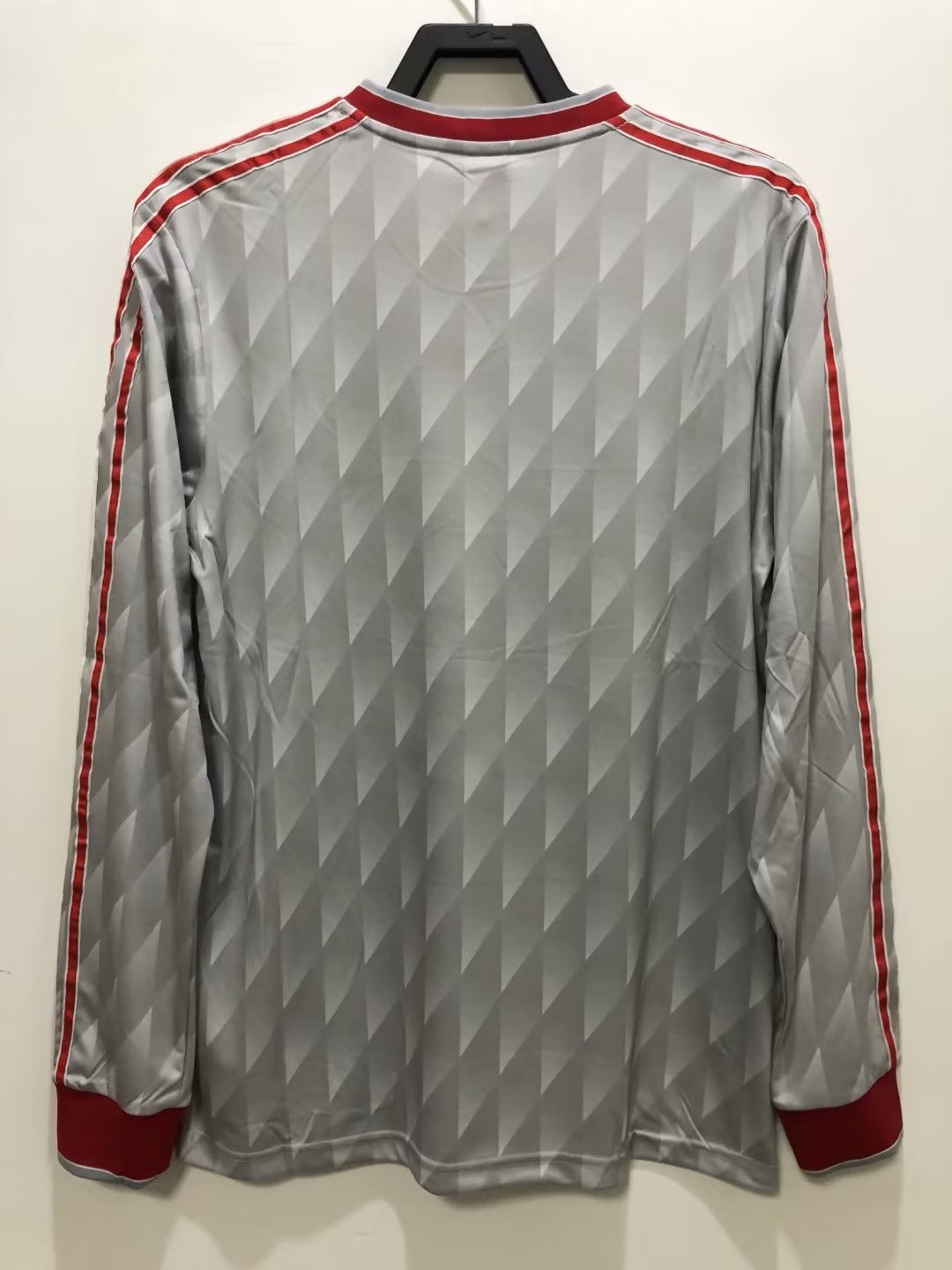 Liverpool 1989/91 Away Long Sleeve Retro Jersey - back view