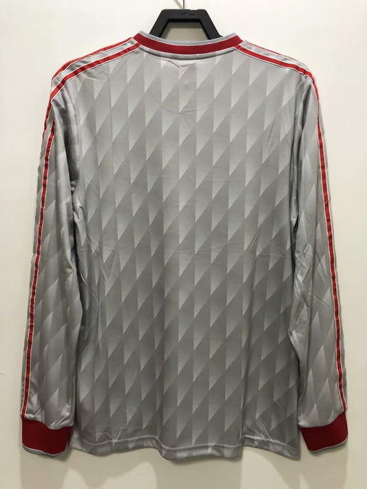 Liverpool 1989/91 Away Long Sleeve Retro Jersey - back view