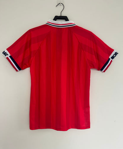 Norway 1998 Home Retro Jersey - back view