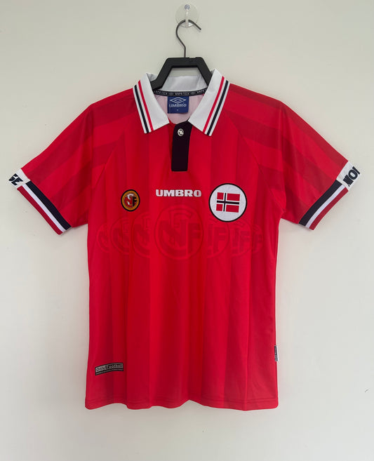 Norway 1998 Home Retro Jersey - front view