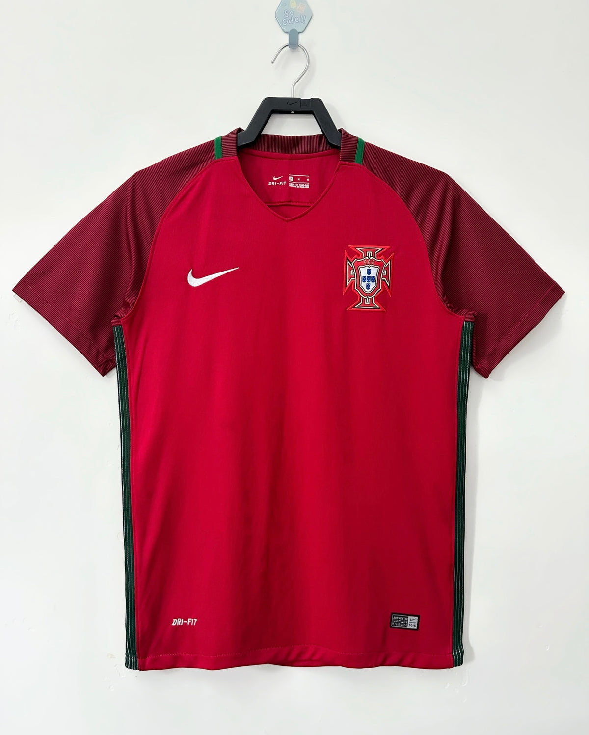 Portugal 2016 Home Retro Jersey - front view