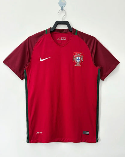 Portugal 2016 Home Retro Jersey - front view