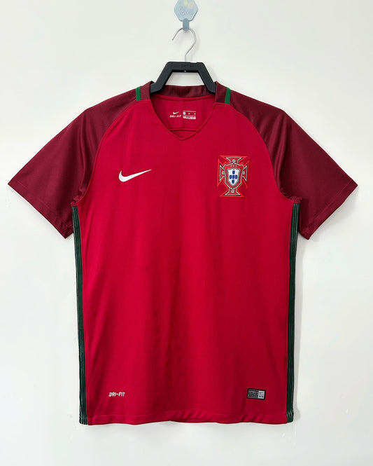 Portugal 2016 Home Retro Jersey - front view