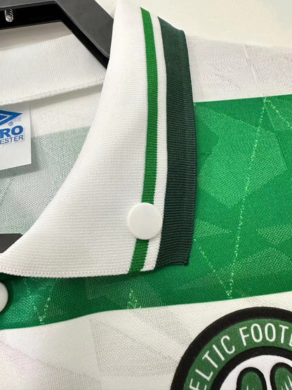 Celtic 1989/91 Home Retro Jersey - detail view